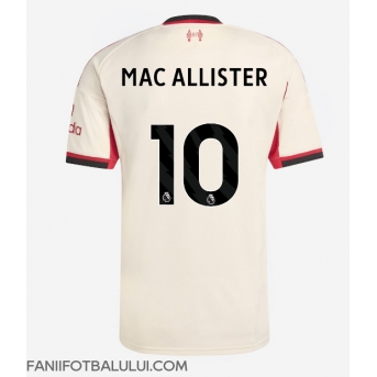 Liverpool Alexis Mac Allister #10 Tricou Fotbal Replică 2025-26 Barbati Deplasare